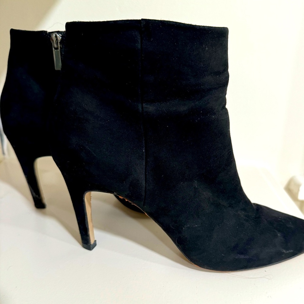 EIC Design Lab black faux suede boots